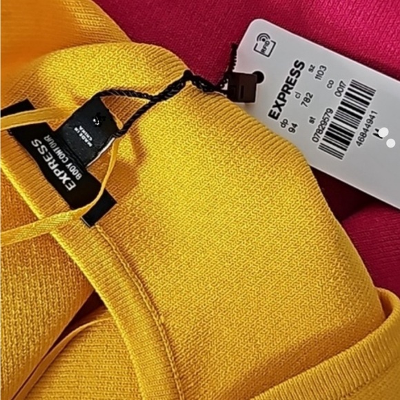 NWT Express flattering Body Contour
Color Block Cutout Midi
Sweater Dress dress. - Picture 15 of 15